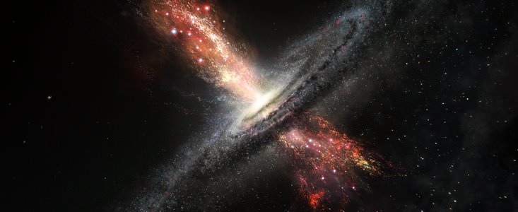 Discovery of Stars Forming in Galactic Winds